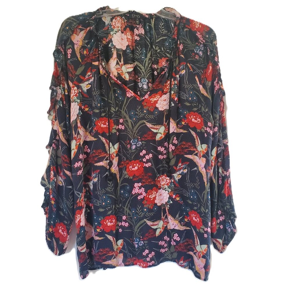 Jessica Simpson Boho Peasant Top 2X